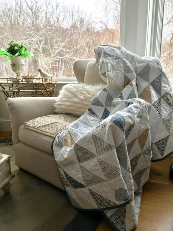 Custom Half-Square Triangle Quilt